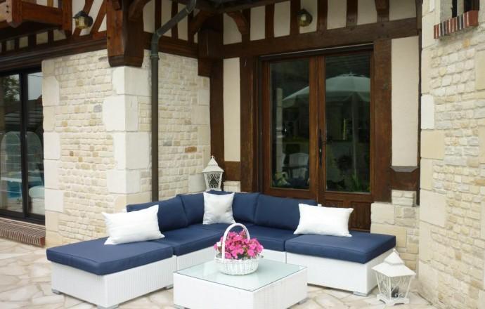 Les Hibiscus Villa Honfleur Eksteriør billede